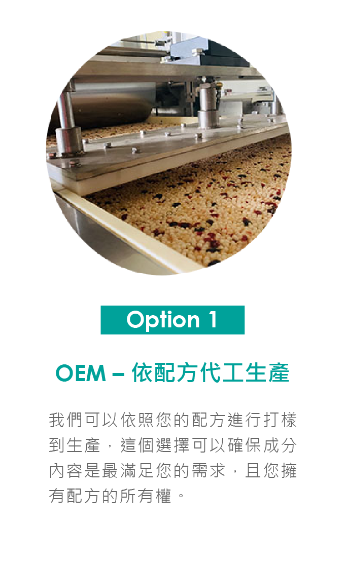 OEM – 依配方代工生產